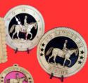 English Rider Desktop Clock