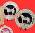 Saddled Horse Desktop Clock