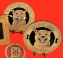 Shiba Inu Dog Desktop Clock