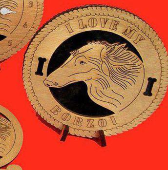 Borzoi Dog Desktop Tribute