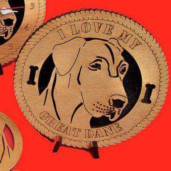 Great Dane Uncroped Dog Desktop Tribute