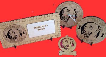Greyhound Desktop Clock