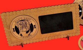 Bull Mastiff Dog Picture Frame