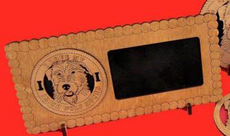 Irish Wolf Hound Dog Picture Frame