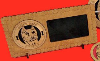 Pit Bull  Dog Picture Frame