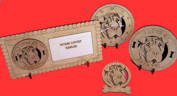 Sharpei Desktop Clock