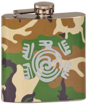 6oz Camoflauge Stainless Steel Flask