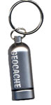 geocache capsule key chain