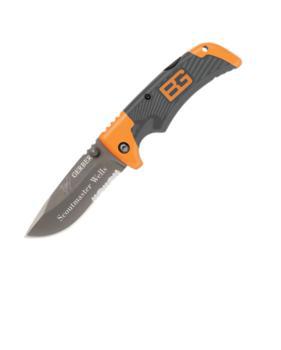 Bear Grylls Survival Series Scout, Drop Point, Serrated