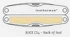 Leatherman Juice CS4 Imprint Area