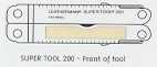 Leatherman Supertool 200 Imprint Area