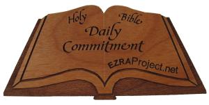 Open Book Custom Wood Magnet