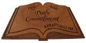 Open Book Custom Wood Magnet