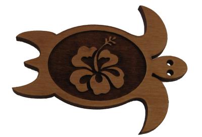 Wooden Sea Turtle Magnet