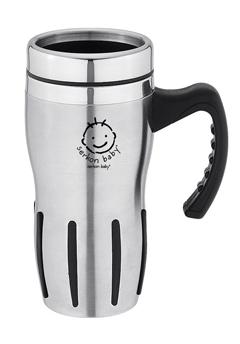 Stainless Steel Travel Mug Tandem with Handle
