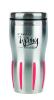 red travel mug