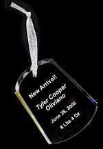 Bell Facet Crystal Ornament