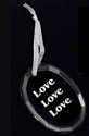 Oval Facet Crystal Ornament