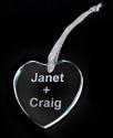 Heart Crystal Ornament