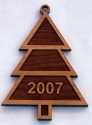 Christmas Tree Wood Christmas Ornament: Grandparents Gift Ideas