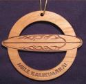 Mele Kalikimaka Wood Christmas Ornament