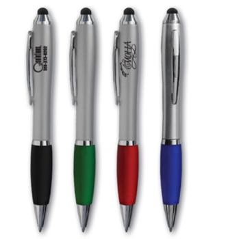Manhattan Colored Grip Stylus Pen (Color Imprint)