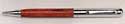 [ Chrome & Rosewood Twist Pen ]