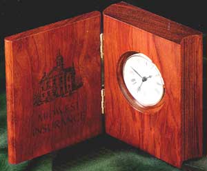 [ Academy Rosewood Book Clock -  ]