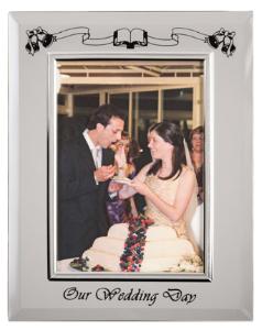 Glass Mirror Picture Frame - 8x10