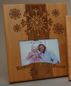 First Snow Picture Frame