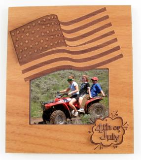 4th of July Picture Frame