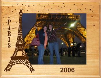 Eiffel Tower Picture Frames on Paris Eiffel Tower Photo Frame Personalized Picture Frames