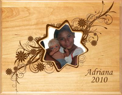Flower Burst Custom Photo Frame