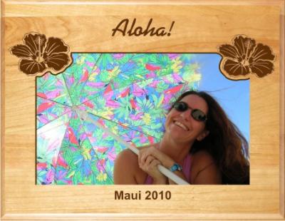 Aloha! Hibiscus Custom Photo Frame