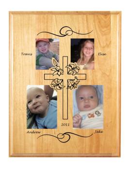 Easter Lily Custom Photo Frame