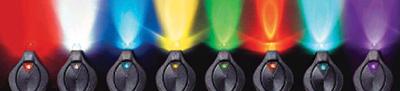 Photon keychain flashlight multiple LED colors