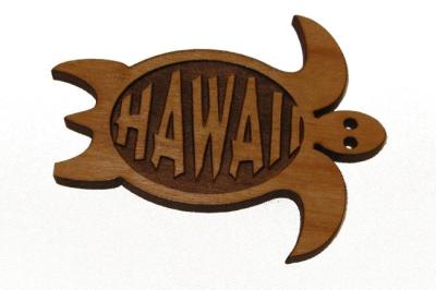 Wood Sea Turtle Mantle Piece