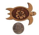 custom wood sea turtle token