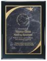 Black Piano Finish Plaques with Victory Star Plates