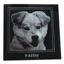 Black Granite Square Tile - 6"x6"
