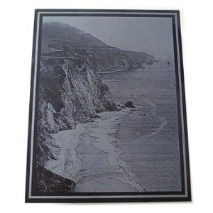 Black Granite Rectangle Tile - 8-1/2