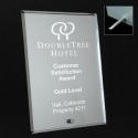Glass Mirror Plaques with Stand - 4x6"