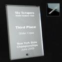 Glass Mirror Plaques with Stand - 5x7"