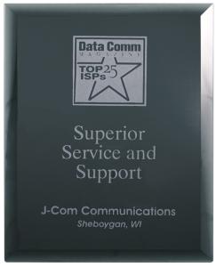 Black Glass Mirror Plaques