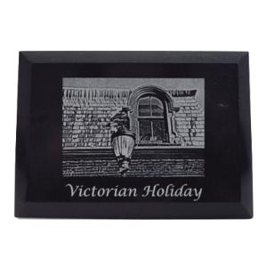 Black Marble Plaque with Stand - 8x10