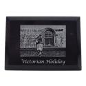 Black Marble Plaque with Stand - 8x10
