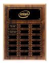 Cherry Finish Perpetual Plaques - 18 Plates