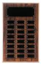 Cherry Finish Perpetual Plaques - 24 Plates