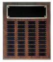 Cherry Finish Perpetual Plaques - 36 Plates