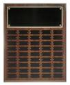 Cherry Finish Perpetual Plaques - 45 Plates: Plaques